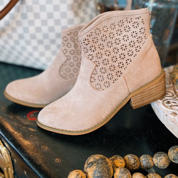 Corkys Harvest Cut Out Bootie-Beige - Picture 2 of 2